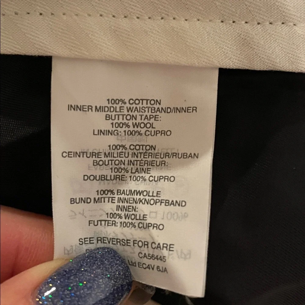 J. Crew Men's Deep Blue Dress Pants
